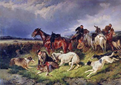 Chasse au loup, 1873 - Nicolas Gregorovitch Svertschkoff